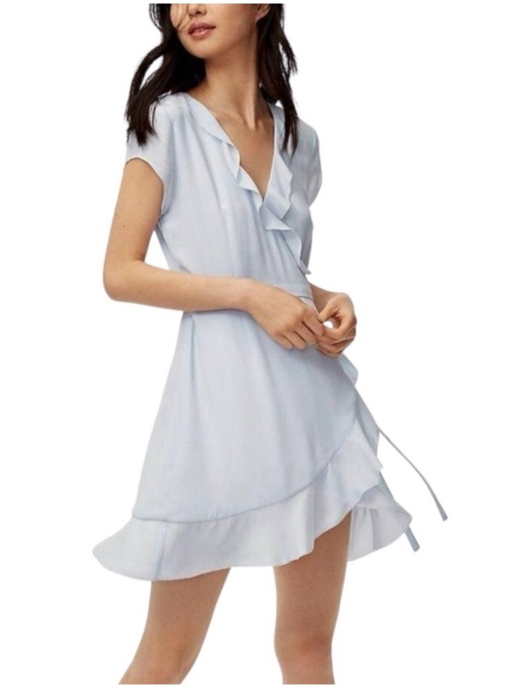 Sunday Best Ruffle Wrap Dress - Picture 2 of 12